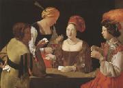 LA TOUR, Georges de The Cheat with the Ace of Diamonds (mk05) Germany oil painting artist